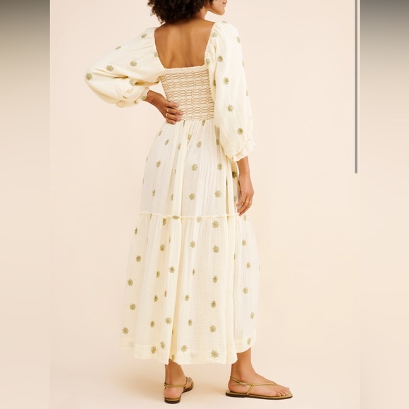 Free people Dahlia Embroidered Maxi Dress XS *SOLD* - Picture 10 of 12